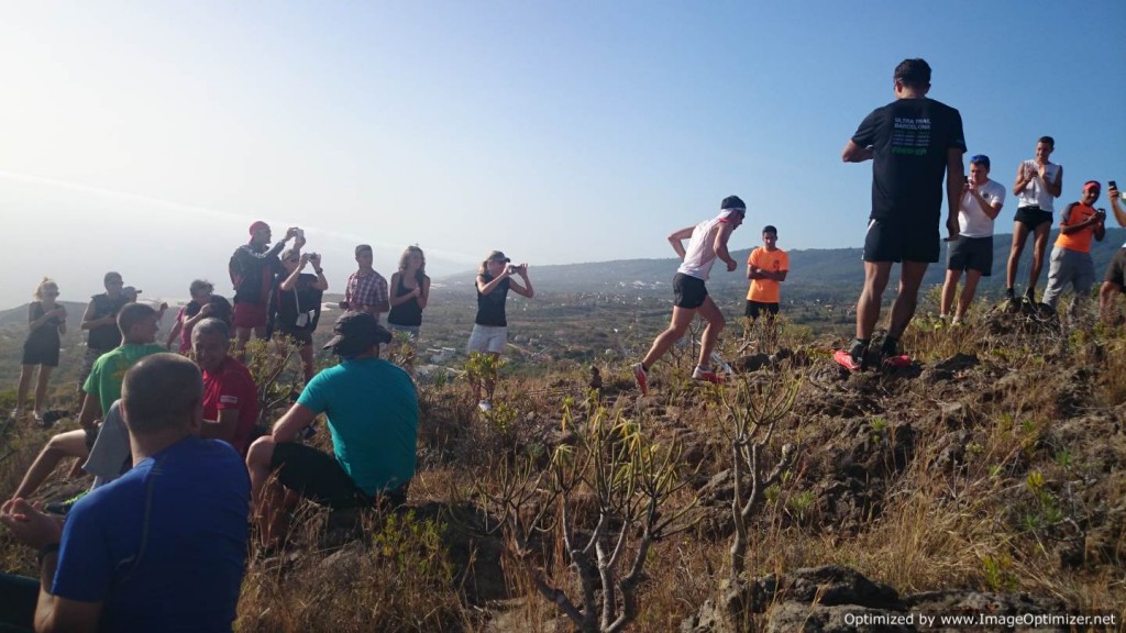 Trail running superstar Killian Jornet races up the vertical kilometer.