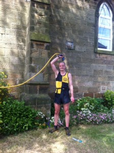 Simon Collins - Post Race Shower