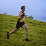 Chris Roberts in full flow decending to the finish