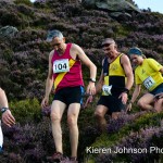 Stef Durkin at the top of the descent