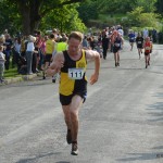 David Leaf powering to the finish