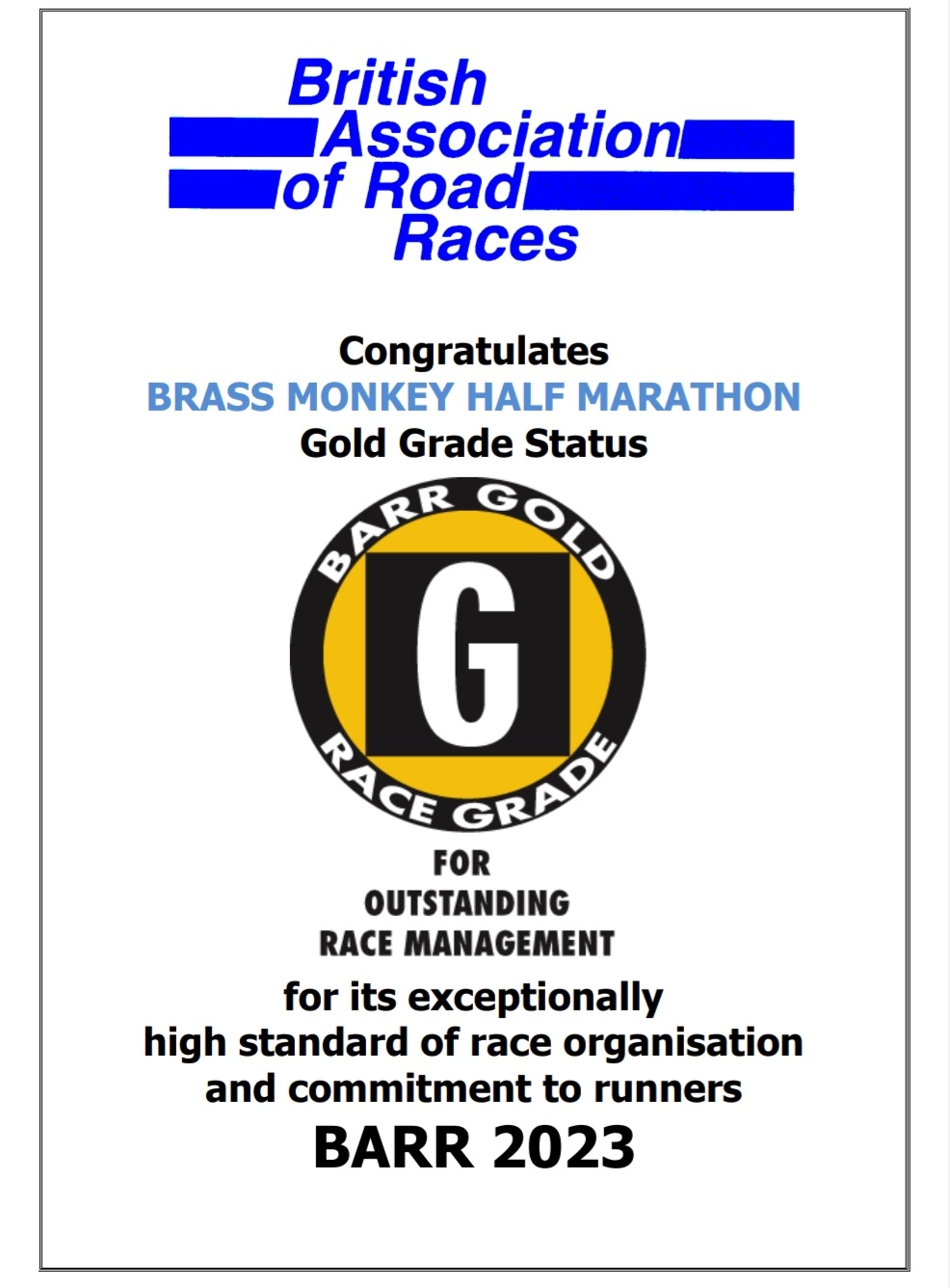 Brass Monkey Half Marathon York Knavesmire Harriers